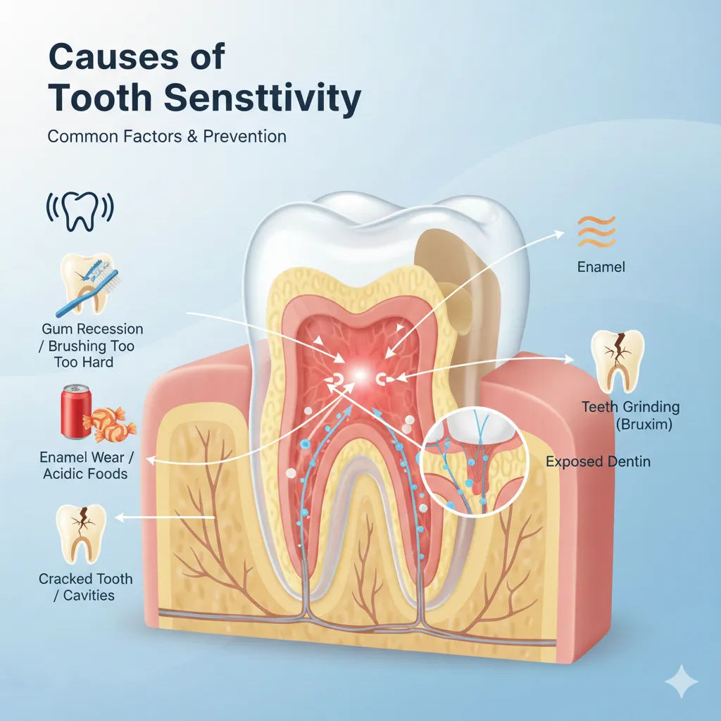 Causes of Tooth Sensitivity