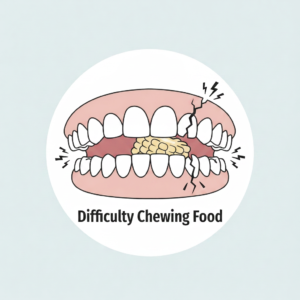 Difficulty Chewing Food