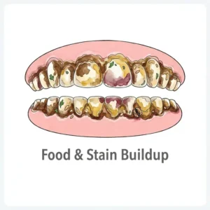 Food Stain Buildup